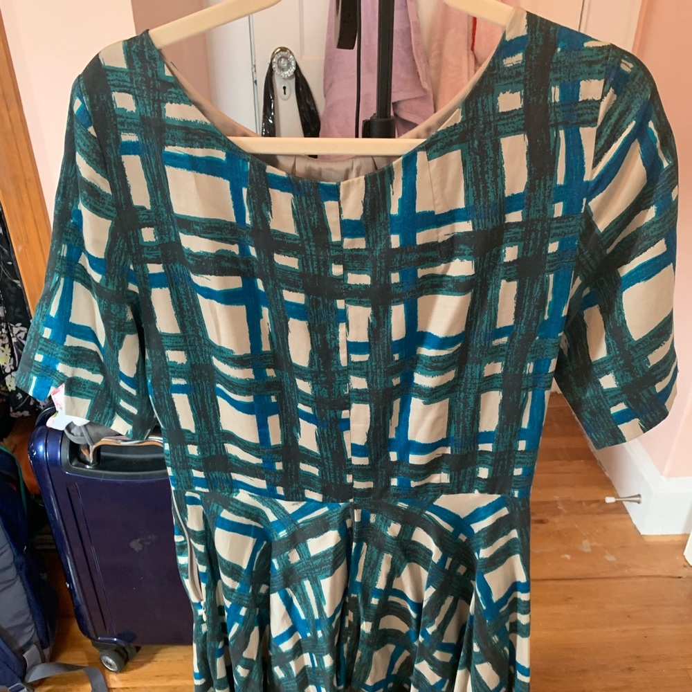 Boden plaid dress